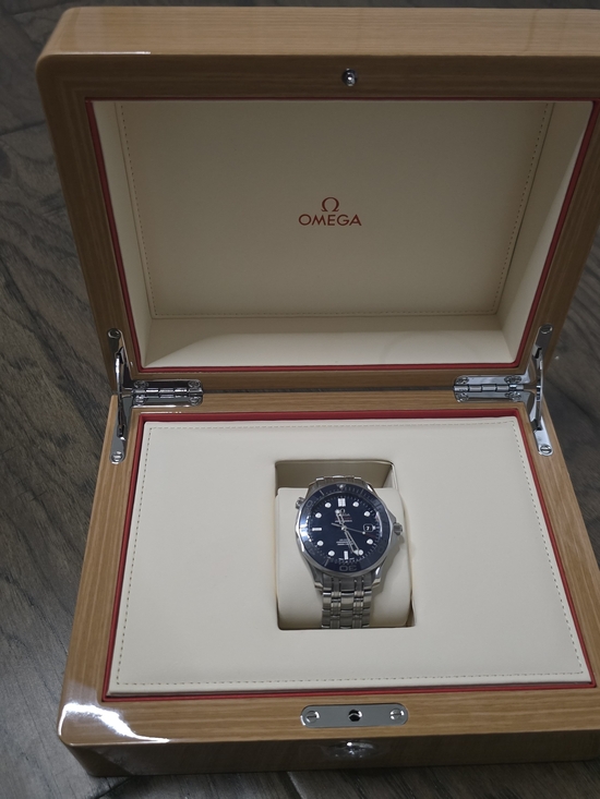 Omega Other - Omega Seamaster Stainless Steel Bracelet Watch - Blue Dial